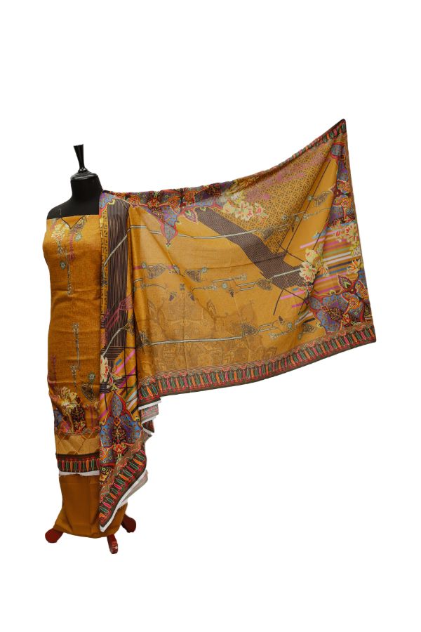 Ajwa D/Luxury Lawn`21 D#1019 (D-Brown)