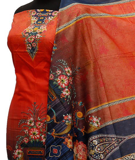 Ajwa D/Print Lawn'21 D # 1003 Carrot