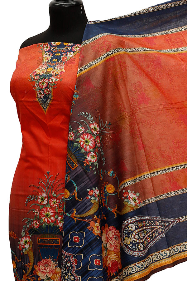 Ajwa D/Print Lawn'21 D # 1003 Carrot