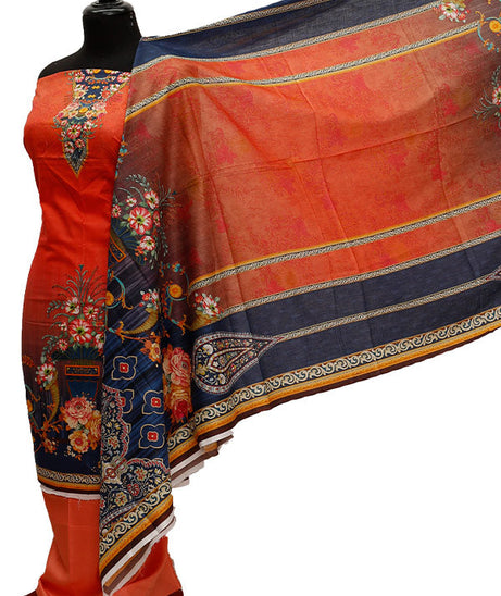 Ajwa D/Print Lawn'21 D # 1003 Carrot