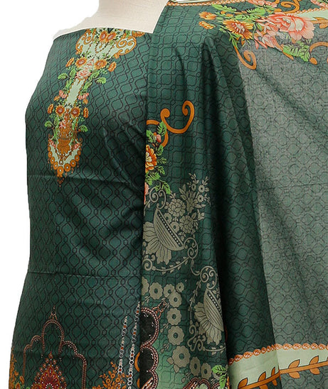 Ajwa D/Print Lawn'21 D # 1028 D Green