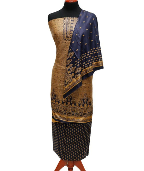 Al Hamra Designer Linen`22 D#312 N-Blue