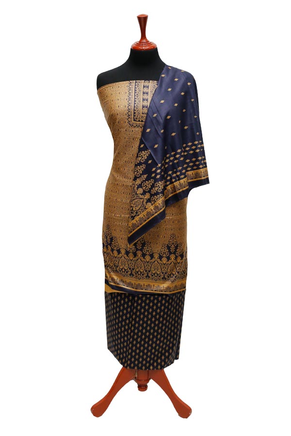 Al Hamra Designer Linen`22 D#312 N-Blue
