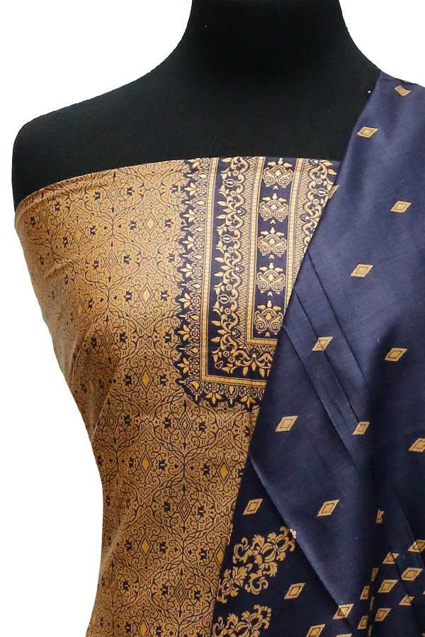 Al Hamra Designer Linen`22 D#312 N-Blue