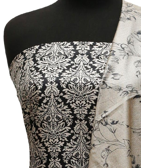 Al Hamra Designer Linen`22 D#314 Black