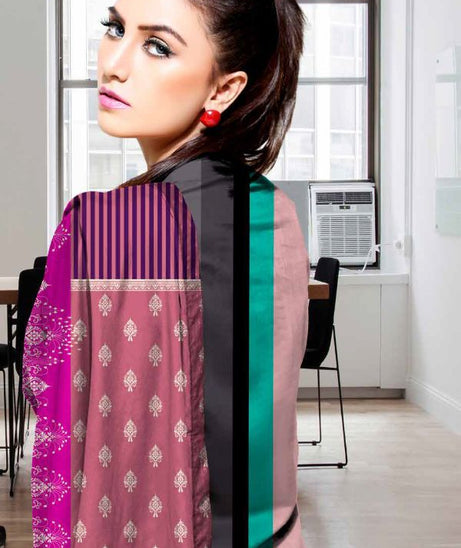 Al-Hamra Gul Jaan D/Lawn`21 D#13621 (Pink)