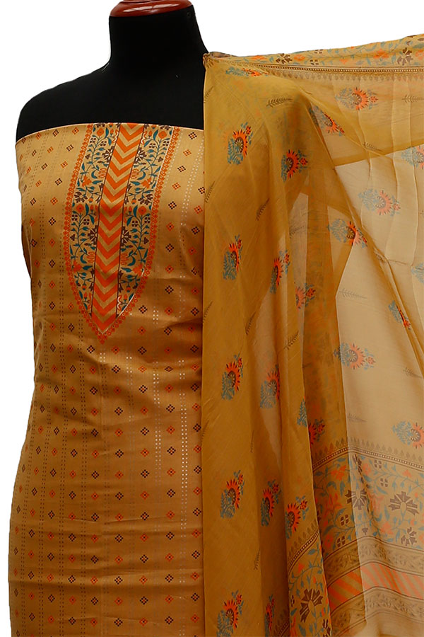Al Hamra Gul Lawn C/Dupatta`21 D#501 (Skin)