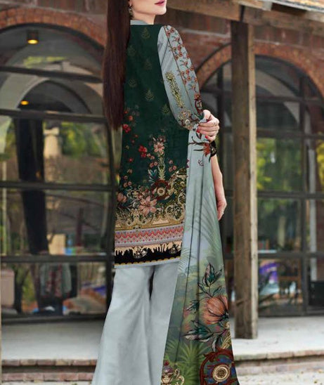 Al Rauf D/Emb Print Lawn`22 D#22262 (Grey)