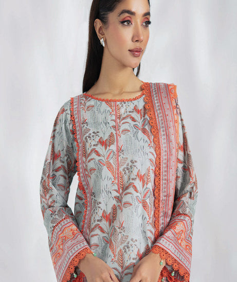 Al-Zohaib Colors D-Lawn`25 Vol-2 D#08