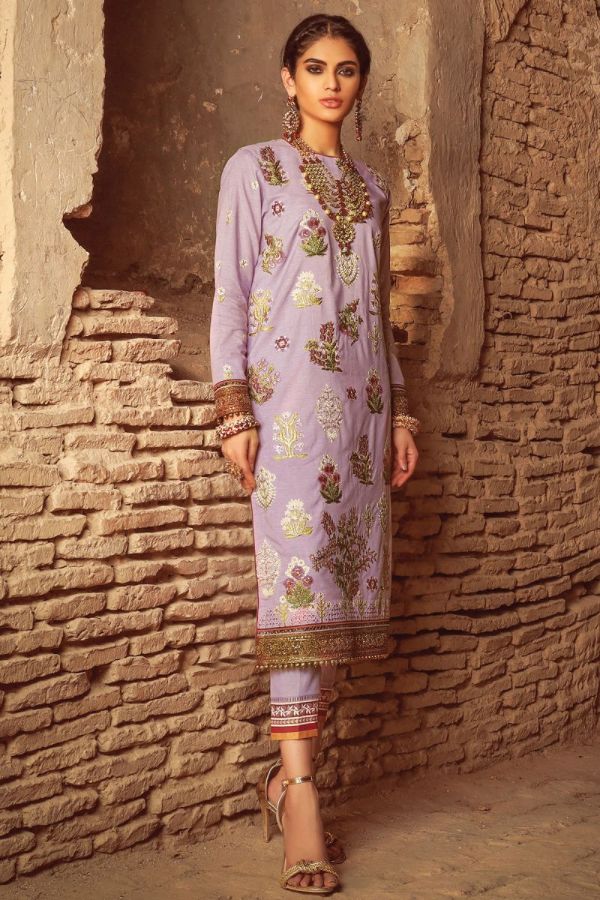 Al karam Festive Collection'21 FC#24 Lilac