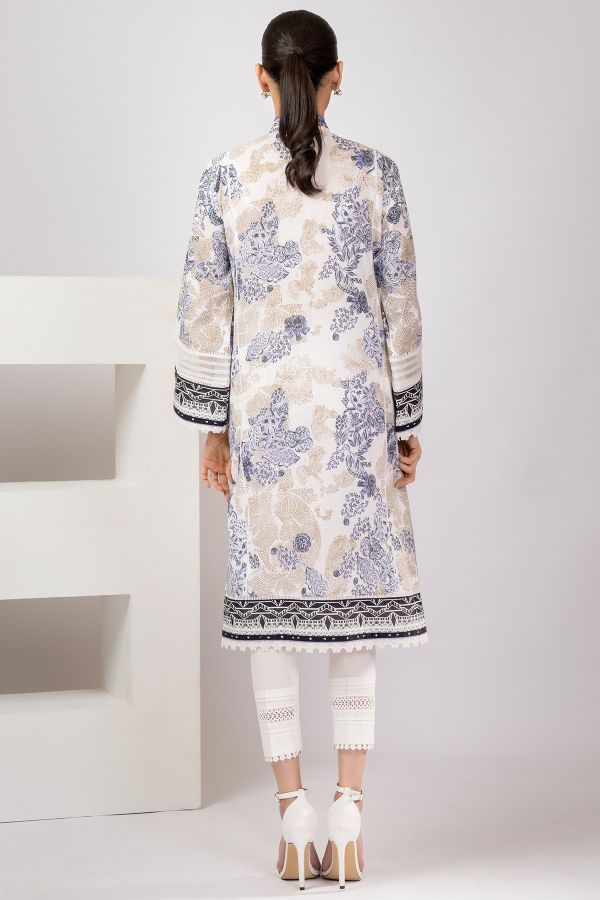 AL Karam S/S Lawn Shirt`21 SS#38.1 (Cream)