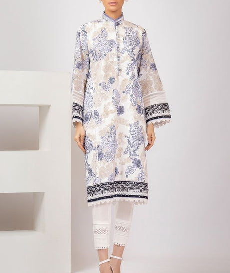 AL Karam S/S Lawn Shirt`21 SS#38.1 (Cream)