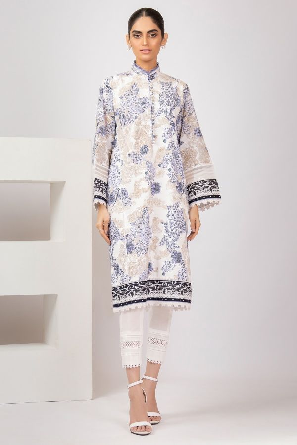 AL Karam S/S Lawn Shirt`21 SS#38.1 (Cream)