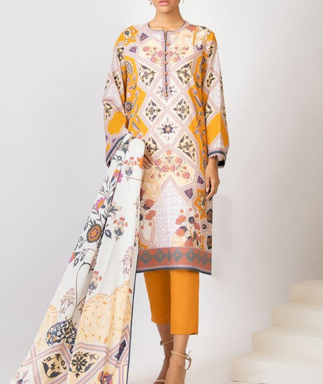AL Karam S/S Lawn`21 SS#16 (Chrome Yellow)
