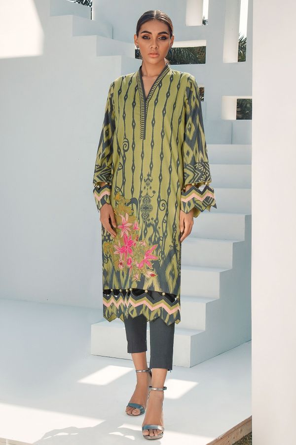 AL Karam S/S Lawn`21 SS#39 (Olive)