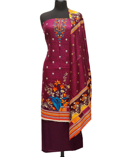 AH Gul Jaan D/Linen`21 D#303 (Purple)