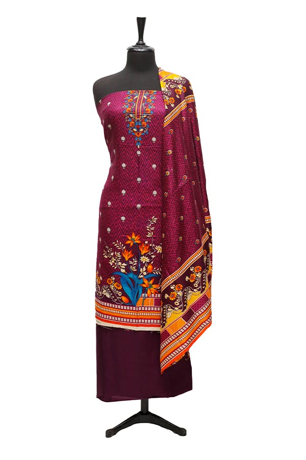 AH Gul Jaan D/Linen`21 D#303 (Purple)