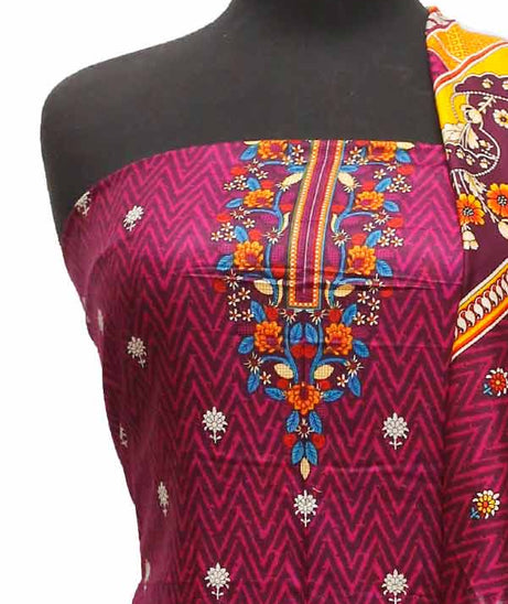 AH Gul Jaan D/Linen`21 D#303 (Purple)