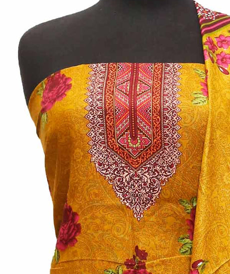 AH Gul Jaan D/Linen`21 D#305 (Mustard)