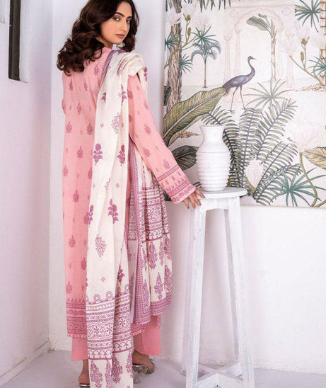 Alishba D/Print Lawn`25 D#4076 (Pink)