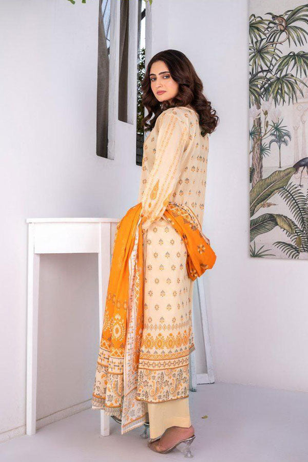 Alishba D/Print Lawn`25 D#4078 (Lemon Yellow)