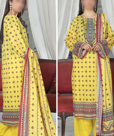 Alishba Digital Lawn`26 D#21176 (Yellow)