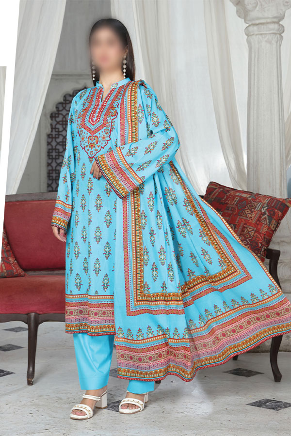 Alishba Digital Lawn`26 D#21179 (Ferozi)