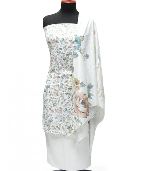 Alishba Digital Linen`25 D#1033 (Off White)