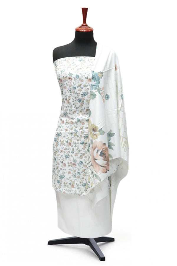 Alishba Digital Linen`25 D#1033 (Off White)