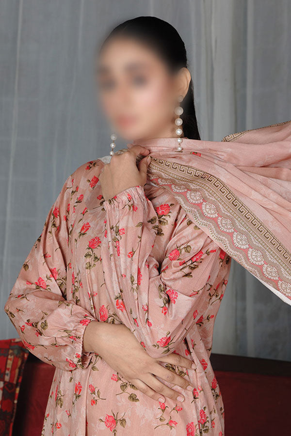 Alishba Haya Lawn`26 D#3756 (Peach)
