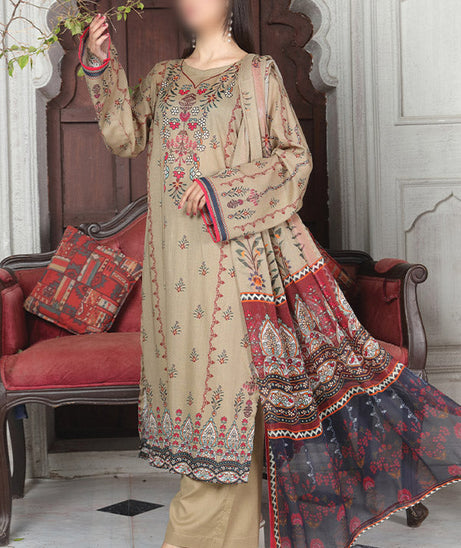 Alishba Haya Lawn`26 D#3775 L-Brown