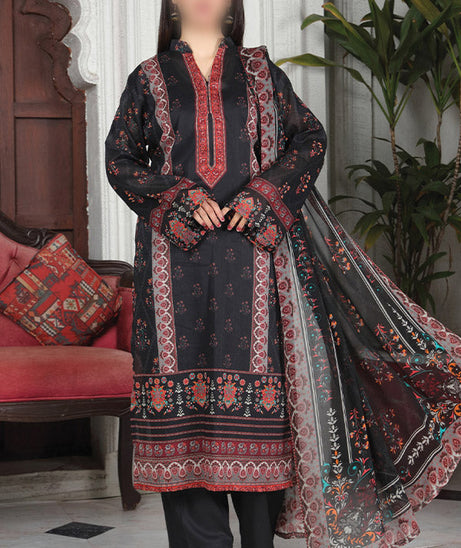 Alishba Haya Lawn`26 D#3776 Black