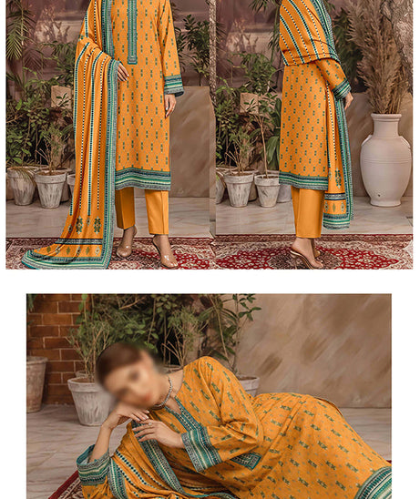 Alishba Haya Lawn`26 D#4194 (Orange)