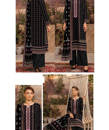 Alishba Haya Lawn`26 D#4195 (Black)