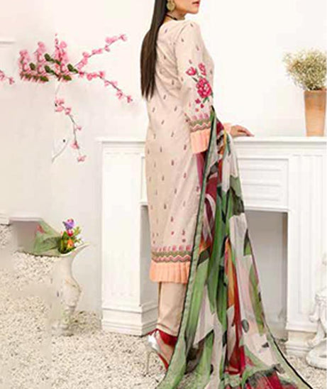 Alizeh Jan DP Lawn C/Dupatta'22 D#1 L Brown