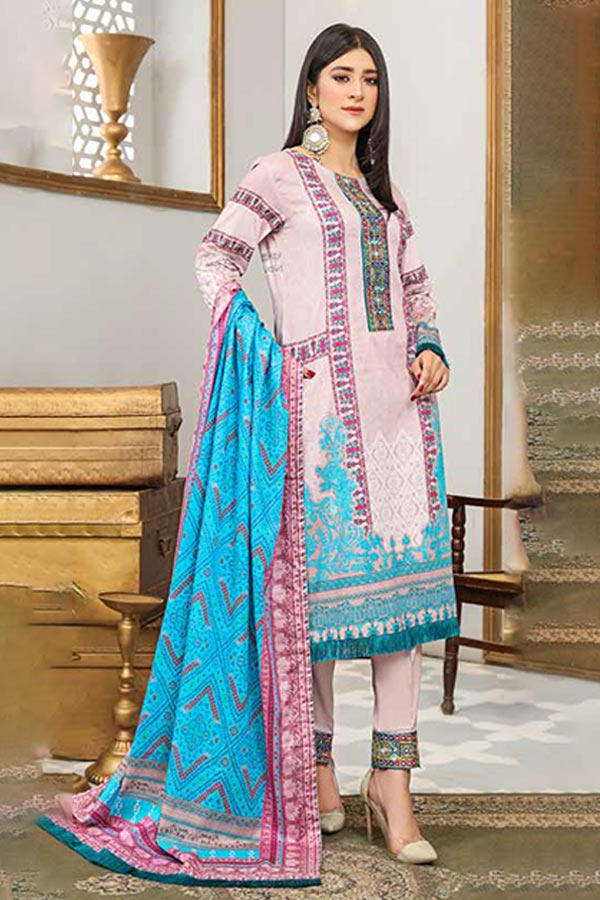 Alizeh Jan D/Print Lawn'22 D#22984 L Peach