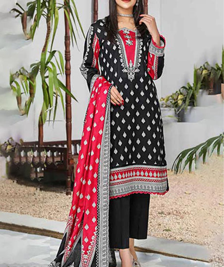 Alizeh Jan D/Print Lawn'22 D#22990 Black