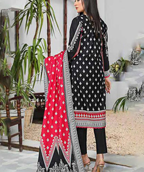 Alizeh Jan D/Print Lawn'22 D#22990 Black