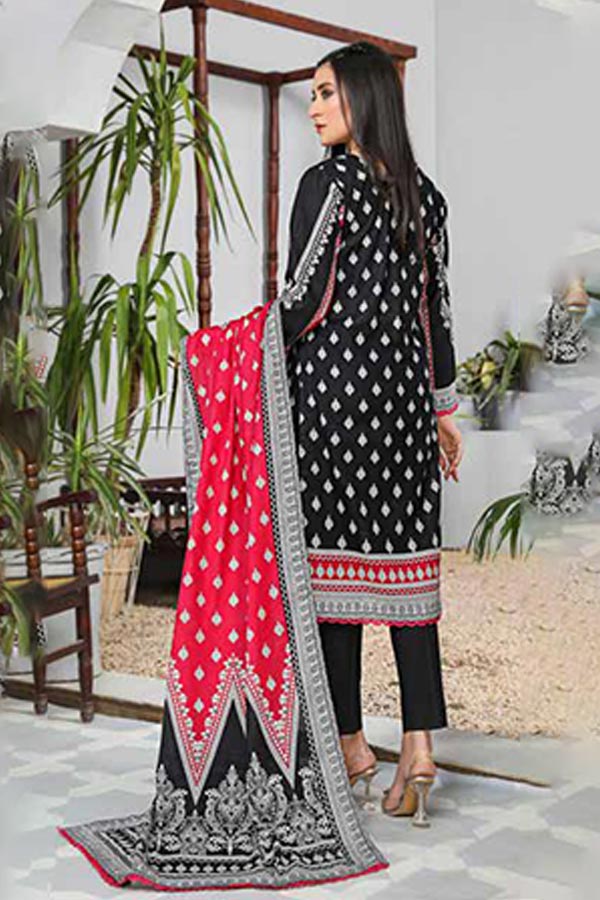 Alizeh Jan D/Print Lawn'22 D#22990 Black