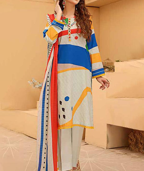 Alizeh Jan D/Print Lawn'22 D#972 G Grey