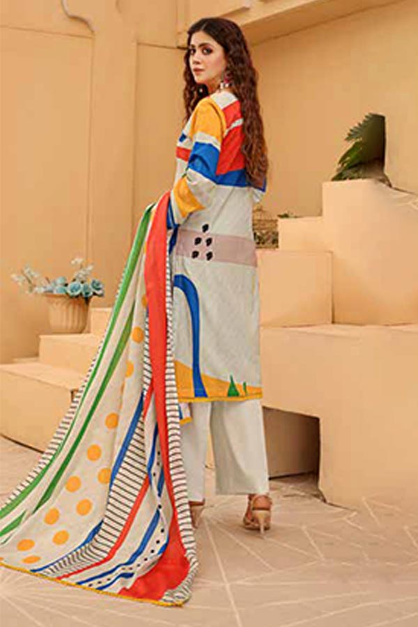 Alizeh Jan D/Print Lawn'22 D#972 G Grey