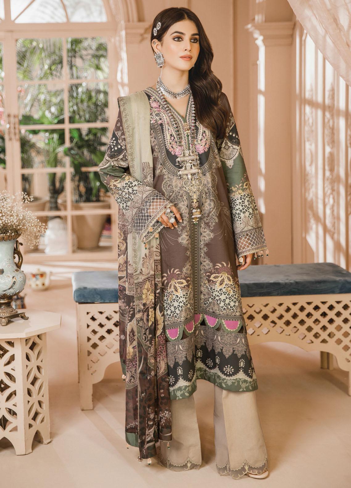 Anaya Noor Bano Embroidered`21 D#3 (Naina)