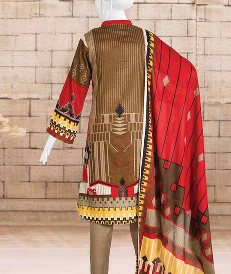 Anaya Print Lawn`21 D#3711 (Brown)