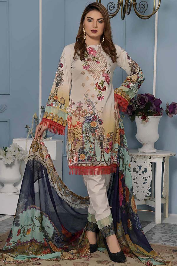 Areej Manha Couture Lawn`21 Vol 3 D#11