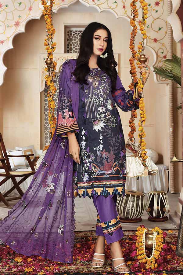 Areej Manha D/Emb Lawn'22 Vol-2 D#8