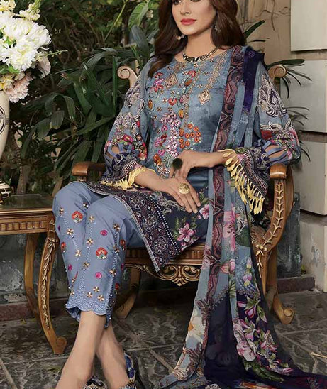 Areej Manha DP Emb Lawn`21 Vol 8 D#1