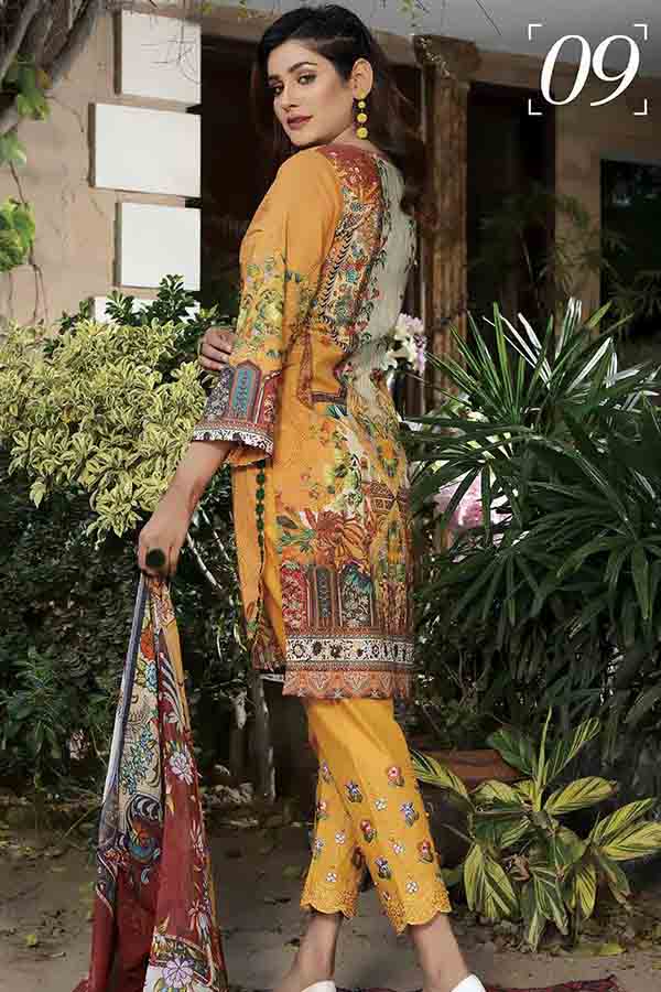 Areej Manha DP Emb Lawn`21 Vol 8 D#9