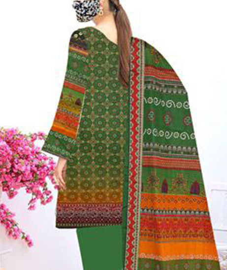 AA Aroma Print Lawn`23 D#2897 Green