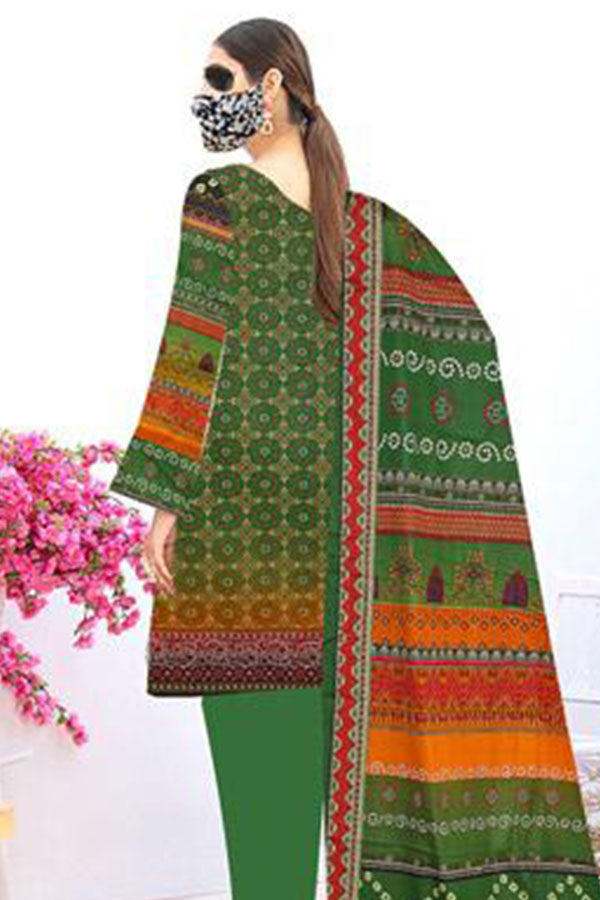 AA Aroma Print Lawn`23 D#2897 Green