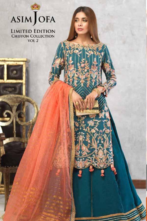 Asim Jofa Limited Edition Chiffon'21 Vol-2 D#18